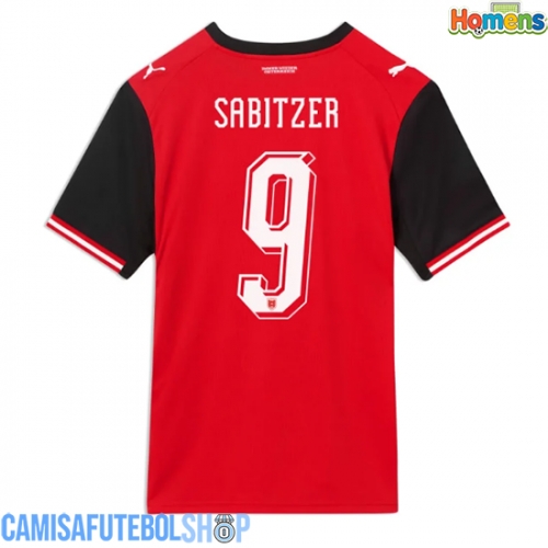 Camisa de time de futebol Áustria Marcel Sabitzer #9 Replicas 1º Equipamento Mundo 2026 Manga Curta